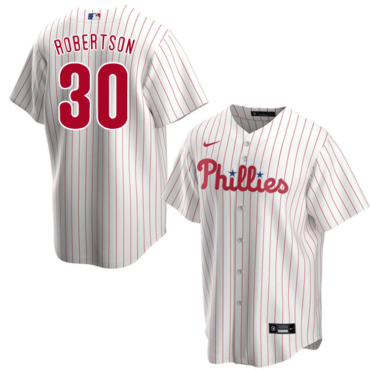 Nike Men #30 David Robertson Philadelphia Phillies Baseball Jerseys Sale-White